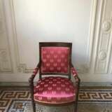 Pair of 19th Century Armchairs from the Empire Period Wood Empire 19th century - photo 20
