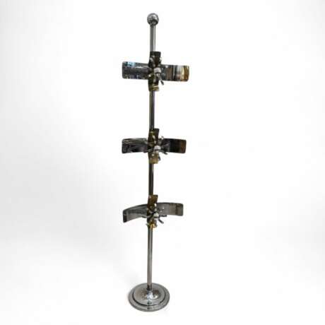 Rare Italian Space Age Floor Lamp with Floating Light Modules 1970s Wood 20th century - photo 2 Rare Italian Space Age Floor Lamp with Floating Light Modules 1970s Wood 20th century - photo 2