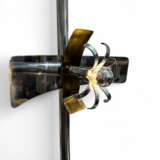 Rare Italian Space Age Floor Lamp with Floating Light Modules 1970s Wood 20th century - photo 4