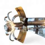 Rare Italian Space Age Floor Lamp with Floating Light Modules 1970s Wood 20th century - photo 5