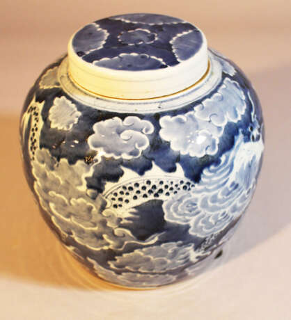 Chinese Porcelain vase with lid painted, Qing Dynasty - Foto 2