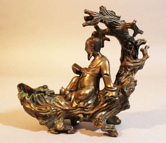 Chinese Sculpture, Bronze, silvered, Qing Dynasty - фото 1