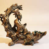 Chinese Sculpture, Bronze, silvered, Qing Dynasty - photo 2