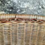 Mid-Century Modern Pair of Wicker Armchairs by Francis Mair Bois naturel Mid-20th century - photo 2