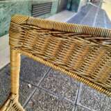 Mid-Century Modern Pair of Wicker Armchairs by Francis Mair Bois naturel Mid-20th century - photo 6