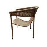 Mid-Century Modern Pair of Wicker Armchairs by Francis Mair Bois naturel Mid-20th century - photo 9