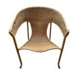 Mid-Century Modern Pair of Wicker Armchairs by Francis Mair Bois naturel Mid-20th century - photo 12
