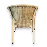 Mid-Century Modern Pair of Wicker Armchairs by Francis Mair Bois naturel Mid-20th century - photo 13