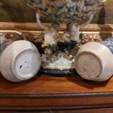 Pair of 18th Century Albarello Drug Jars in Maiolica Ceramics 18th century - photo 8