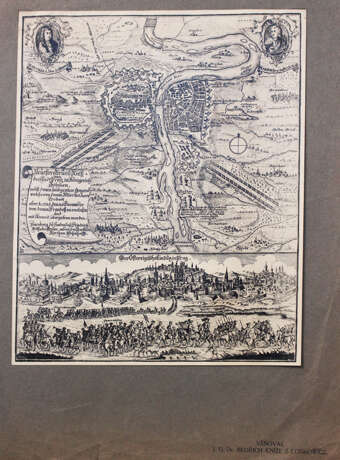 map of Prague, described on paper - photo 1