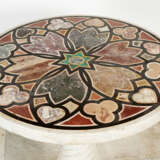 Florentine Pietra Dura Table, sculpted marble base , 19. century - фото 1