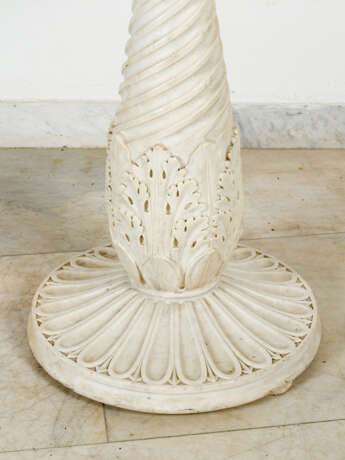 Florentine Pietra Dura Table, sculpted marble base , 19. century - Foto 3