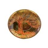 Эмалированная медная тарелка Дэвид Андерсен Олсо Норвегия середина 20 века. Медь 20th century г. - фото 1