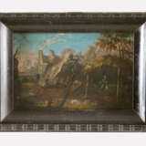 Italian artist around 1700, mountains, oil on wood, framed - Foto 1