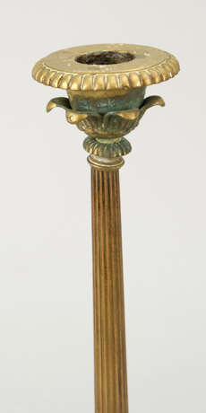 Pair of French Bronze candlesticks, 19. century - фото 3