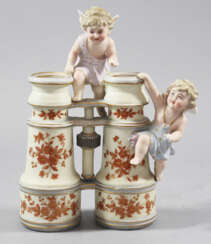 Porcelain Group, painted, 19. Century