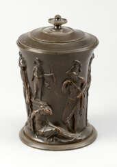Empire Bronze Urn with lid, 19.century