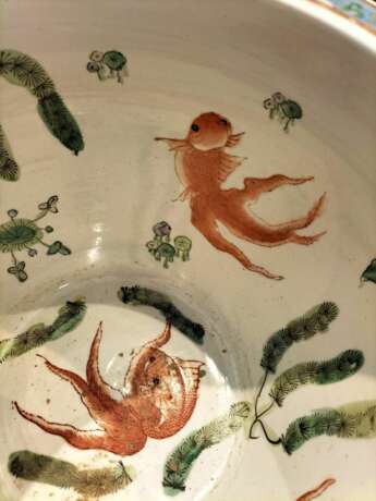 19th Century Aquarium Pot in Porcelain China. Porcelain Asian Art 19th century - photo 4