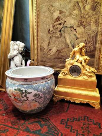 19th Century Aquarium Pot in Porcelain China. Porcelain Asian Art 19th century - photo 6