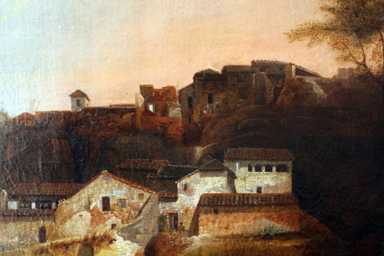 Spanish school, 19.century, Alhambra, oil on Canvas - фото 3