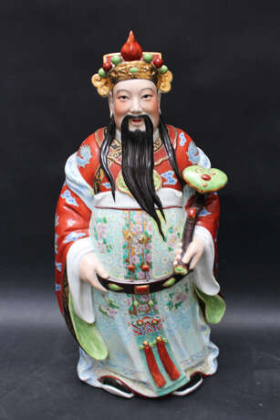 Chinese Emperor, Porcelain, Qing Dynasty - photo 1