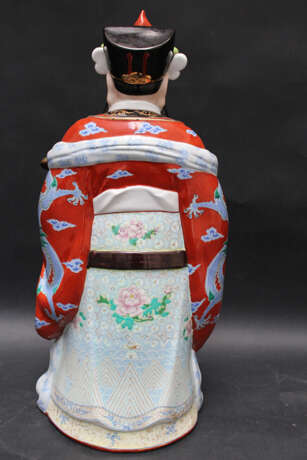 Chinese Emperor, Porcelain, Qing Dynasty - Foto 3