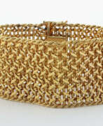 Übersicht. Goldarmband 20. Jhr., breites Goldarmband, Gelbgold 750, ca. 44g, L: …