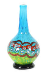 Langhalsvase mit eingeschmolzenen Murrinen Murano, Italien, 20. Jh., f…