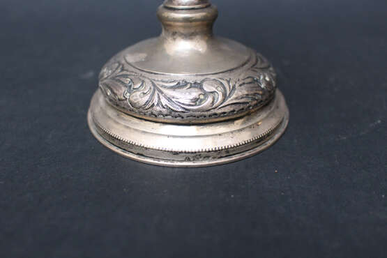 silver Goblet with lid, 19.century - Foto 3