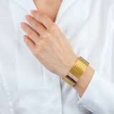 Juwelier Wilm. Exzeptionelles Vintage Goldarmband mit Citrinen und Brillanten. - Foto 3