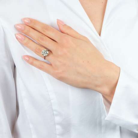 Sehr hochkarätiger Solitär Ring. - Foto 5