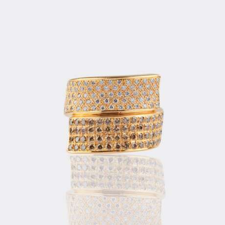 Zweifarbiger Fancy Diamant Ring. - photo 1