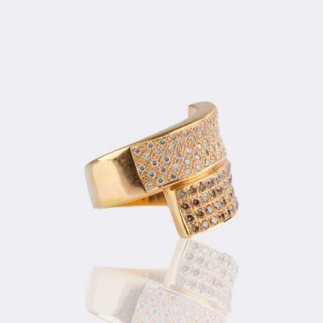 Zweifarbiger Fancy Diamant Ring. - photo 2