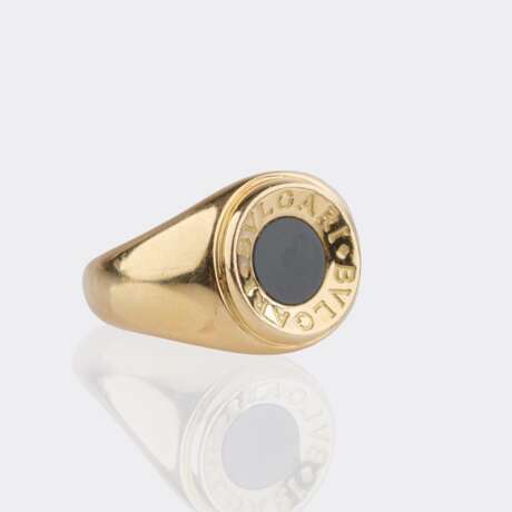 Bulgari. Onyx Ring 'Bulgari Bulgari'. - photo 2
