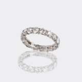 Juwelier Wilm. Fein-weißer Memory Brillant Ring. - photo 2