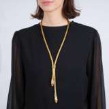 Lalaounis. Langes Goldcollier mit Schlangenköpfen. - фото 6