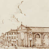Venetian school, Canal, black ink on paper 18./19.century - Foto 3