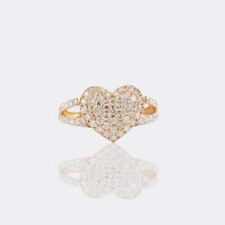 Brillant Ring 'Herz'. - Foto 1 Brillant Ring 'Herz'. - Foto 1