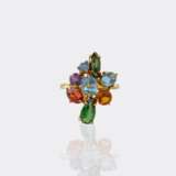 H. Stern. Farbedelstein Brosche und Ring. - photo 2