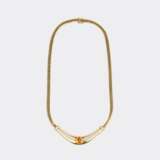 Goldcollier mit Citrin und Brillanten. - photo 2
