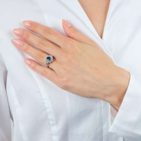 Saphir Diamant Ring. - photo 3 Saphir Diamant Ring. - photo 3