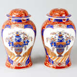 Two Asian lamp stands, porcelain, 19.century - Foto 1