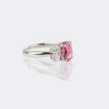 Pink Turmalin Ring mit Brillanten. - фото 2