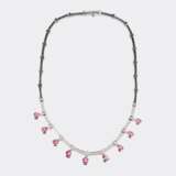 Pink-Turmalin Brillant Collier. - фото 2