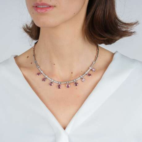 Pink-Turmalin Brillant Collier. - фото 3