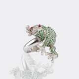 Peridot Brillant Ring 'Frosch'. - photo 1