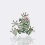 Peridot Brillant Ring 'Frosch'. - photo 2