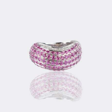 Pink-Saphir Brillant Ring. - photo 2