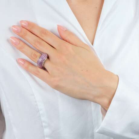 Pink-Saphir Brillant Ring. - photo 4