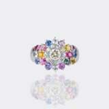 Rainbow Ring mit Saphiren und Brillanten. - фото 1